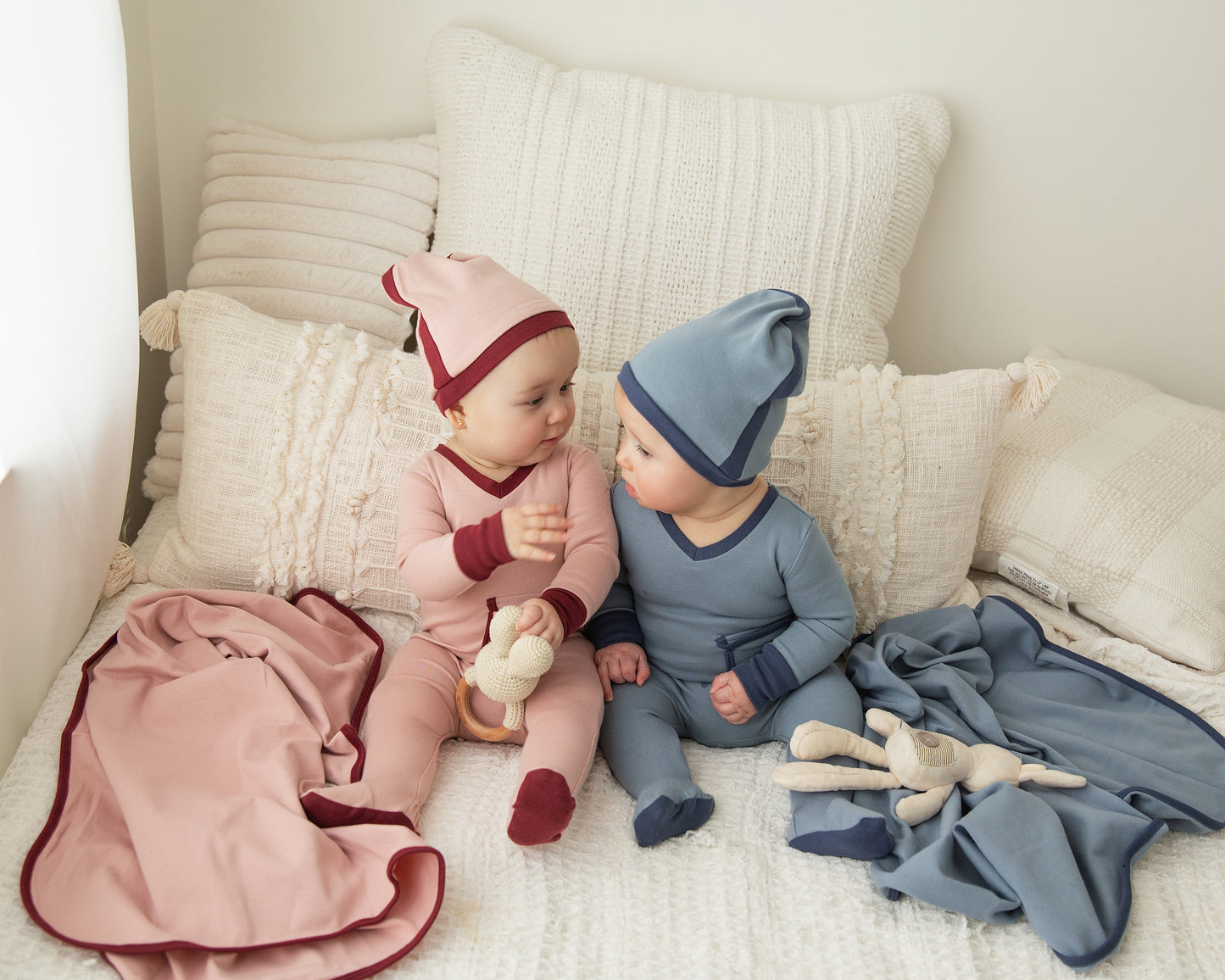 Blue mini Pocket Layette Set Boy
