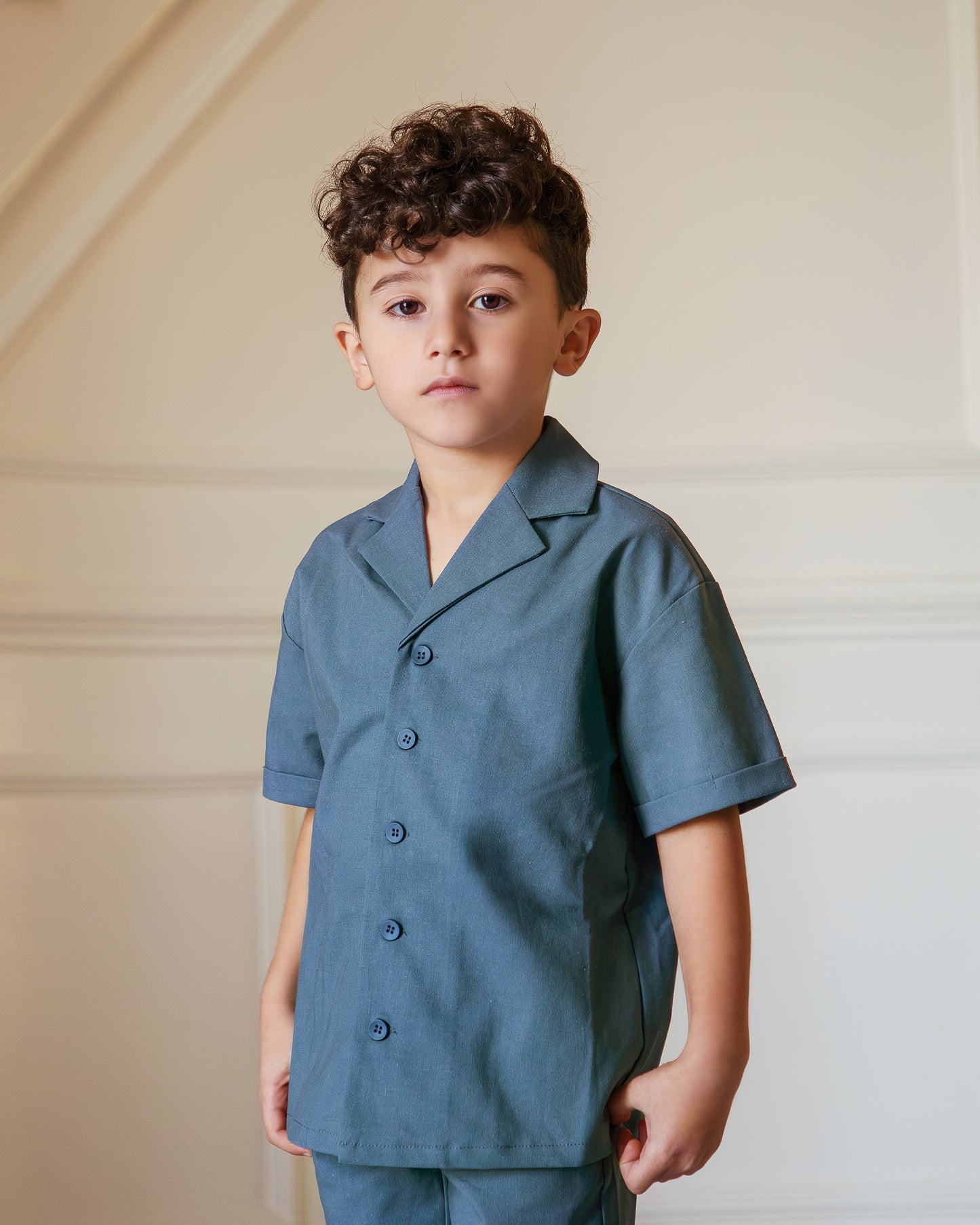Green Linen Shirt