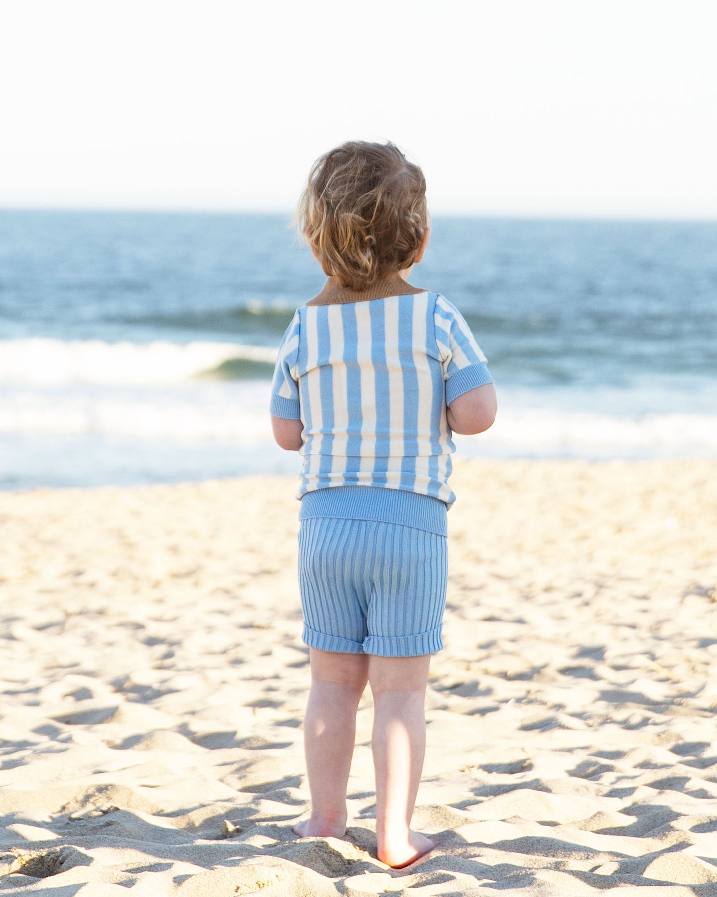 Costal Blue stripe baby Set