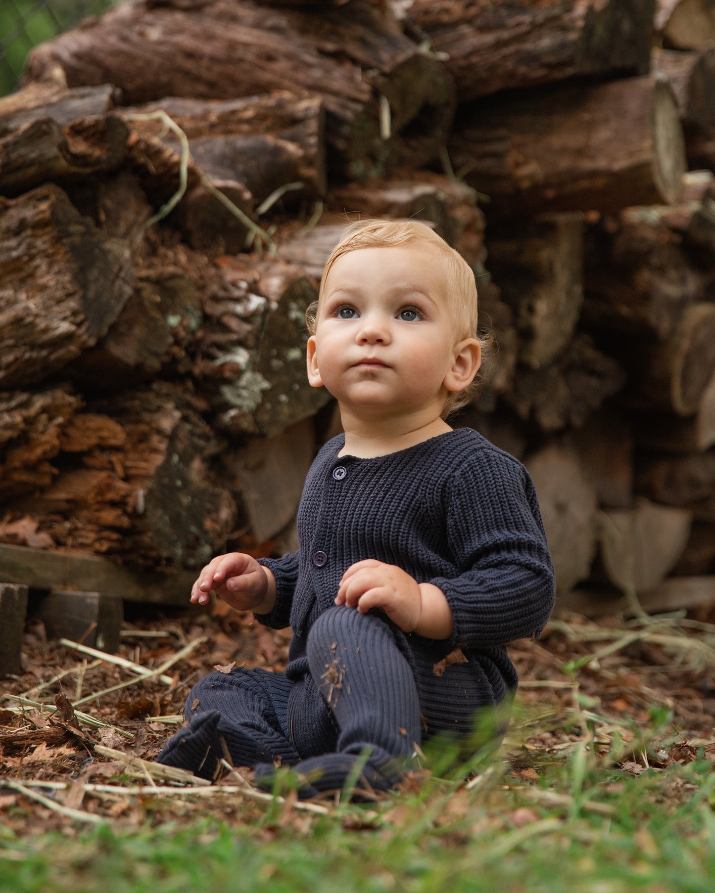 Midnight Knit Overall
