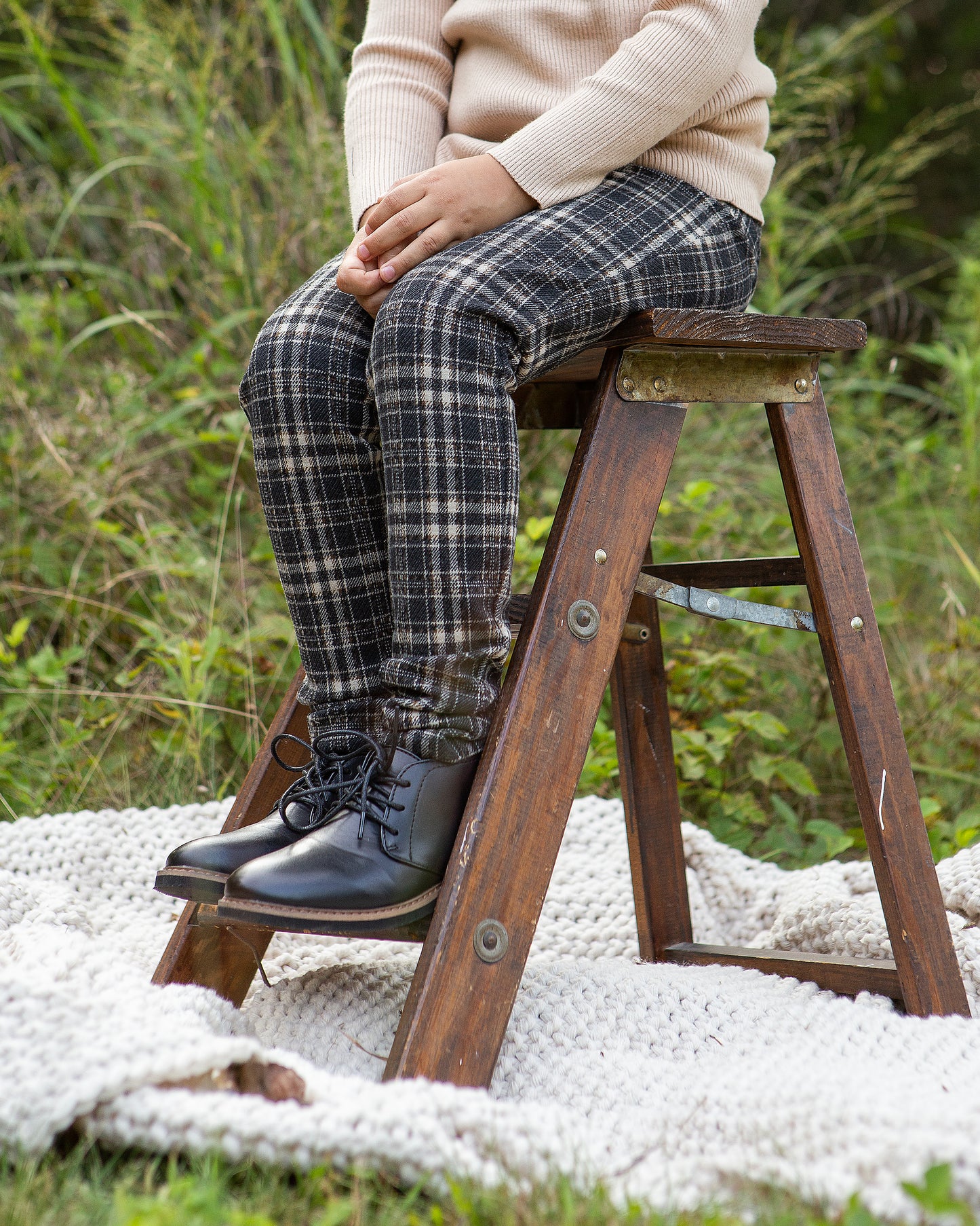 Brown/tan plaid pants