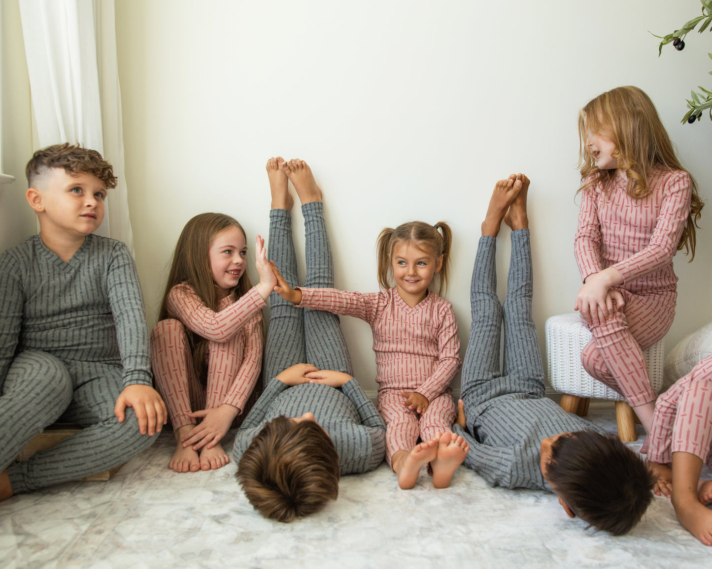 Rosy Ribbons Pajamas