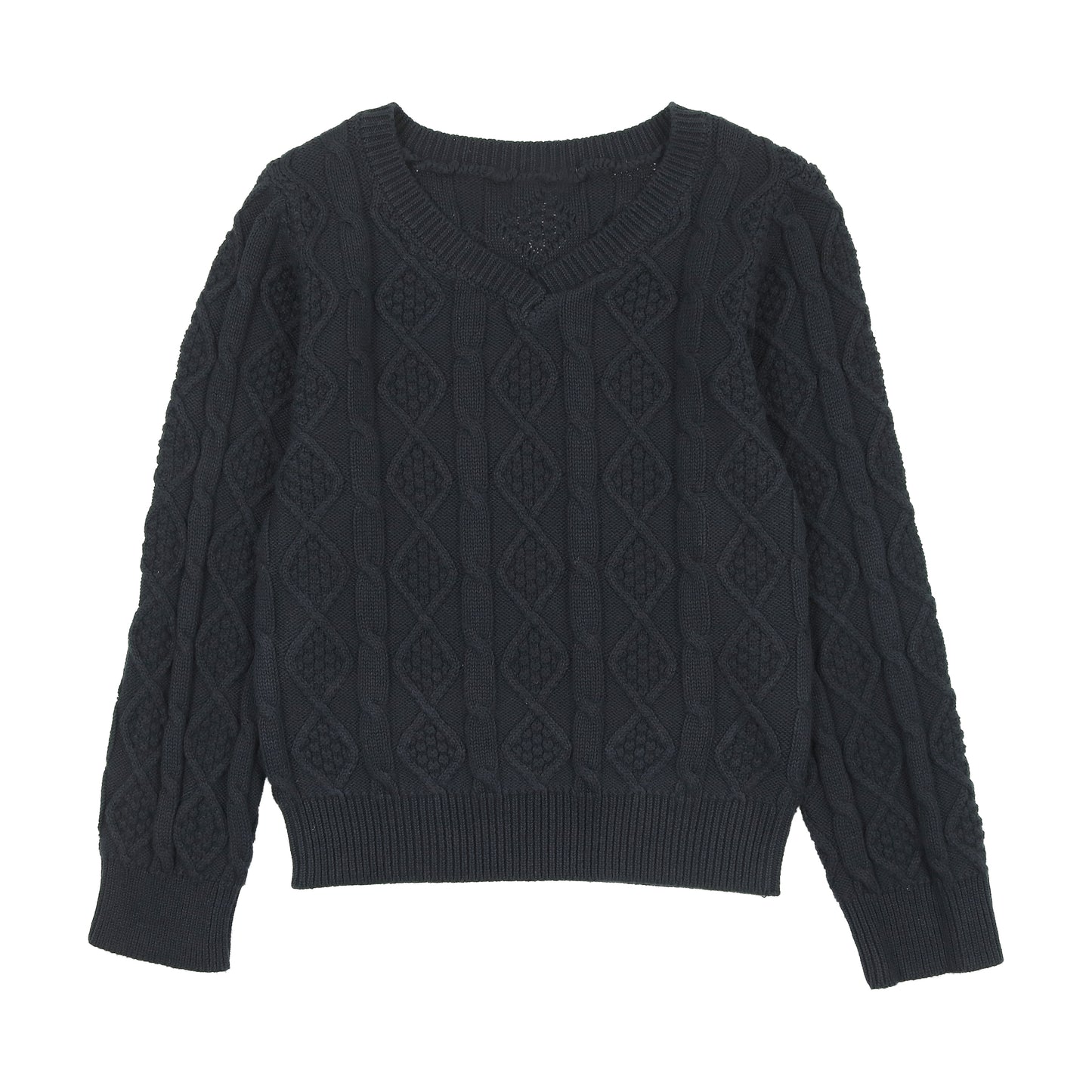 Navy girl knit sweater