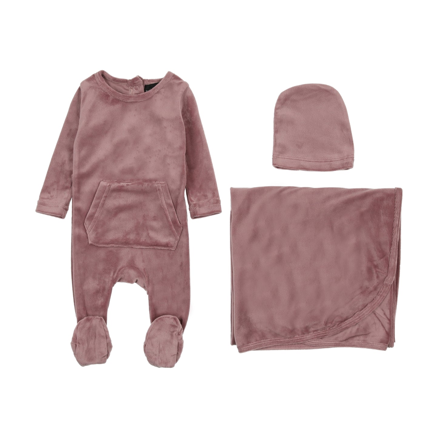 Mauve kangaroo pocket hat