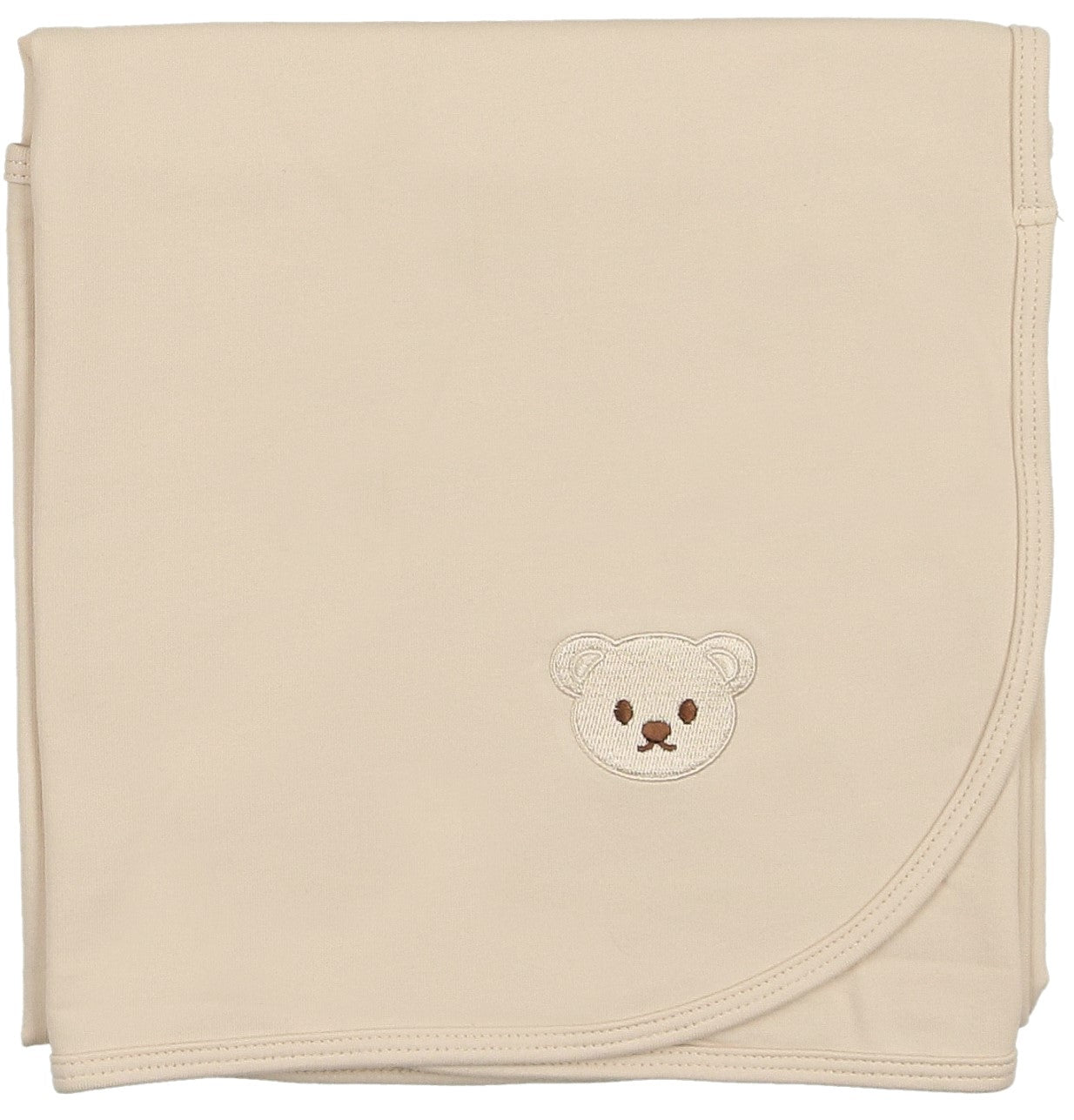 Embroidered teddy blanket