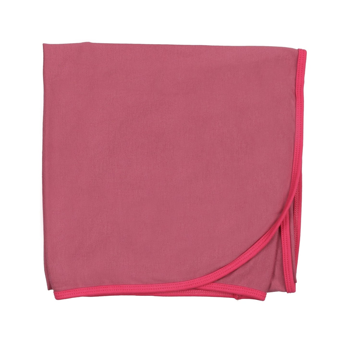 Hot pink V neck blanket