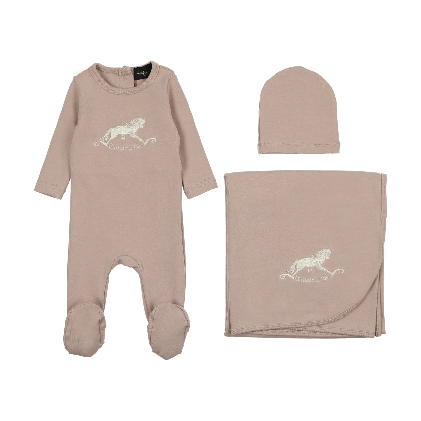 Rocking horse Taupe Blanket