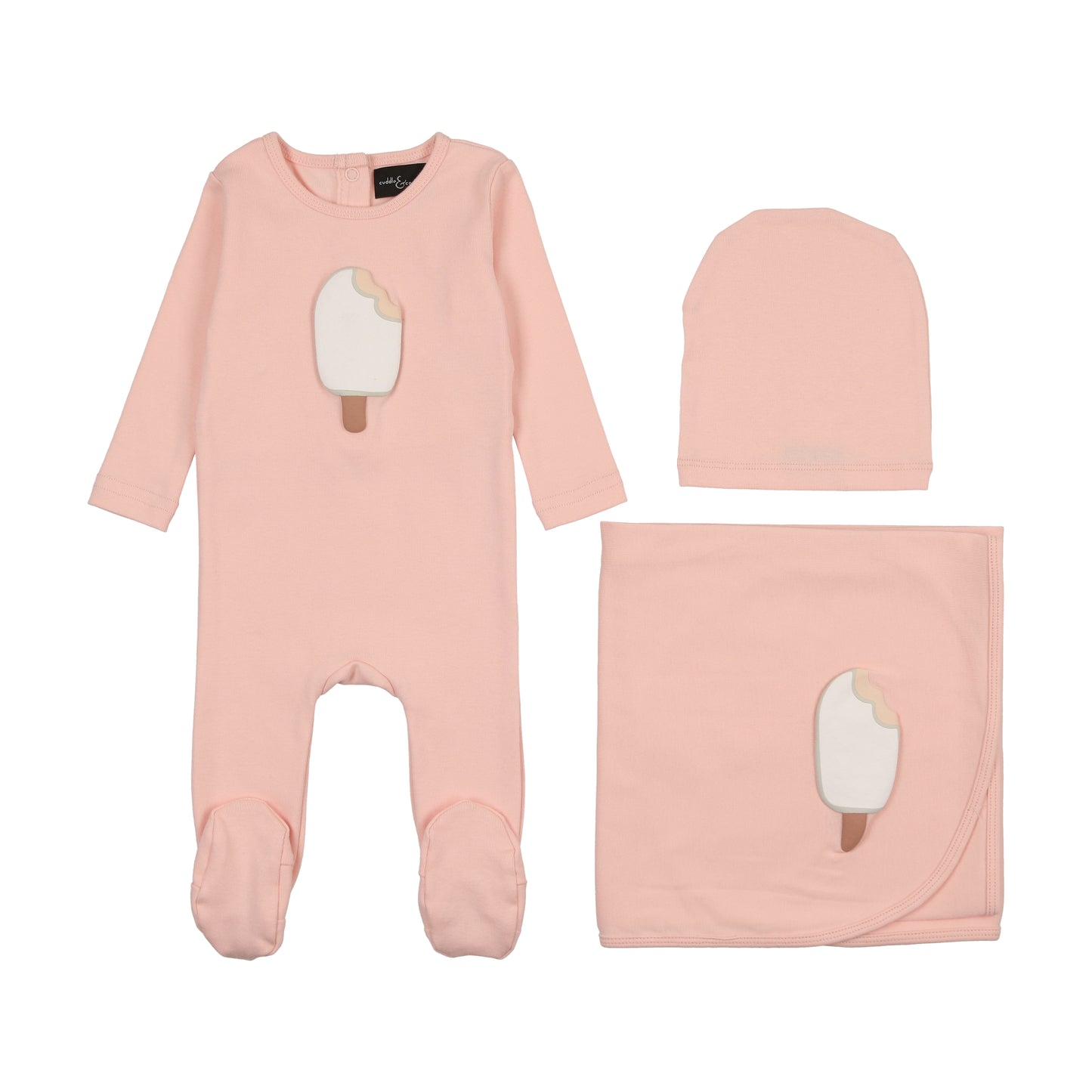 Pink Vanilla Ice Cream Layette set Girl