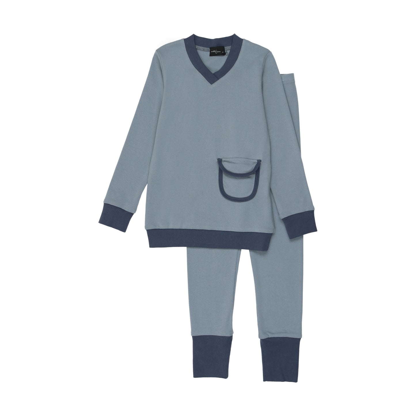 Blue Mini Pocket pajamas
