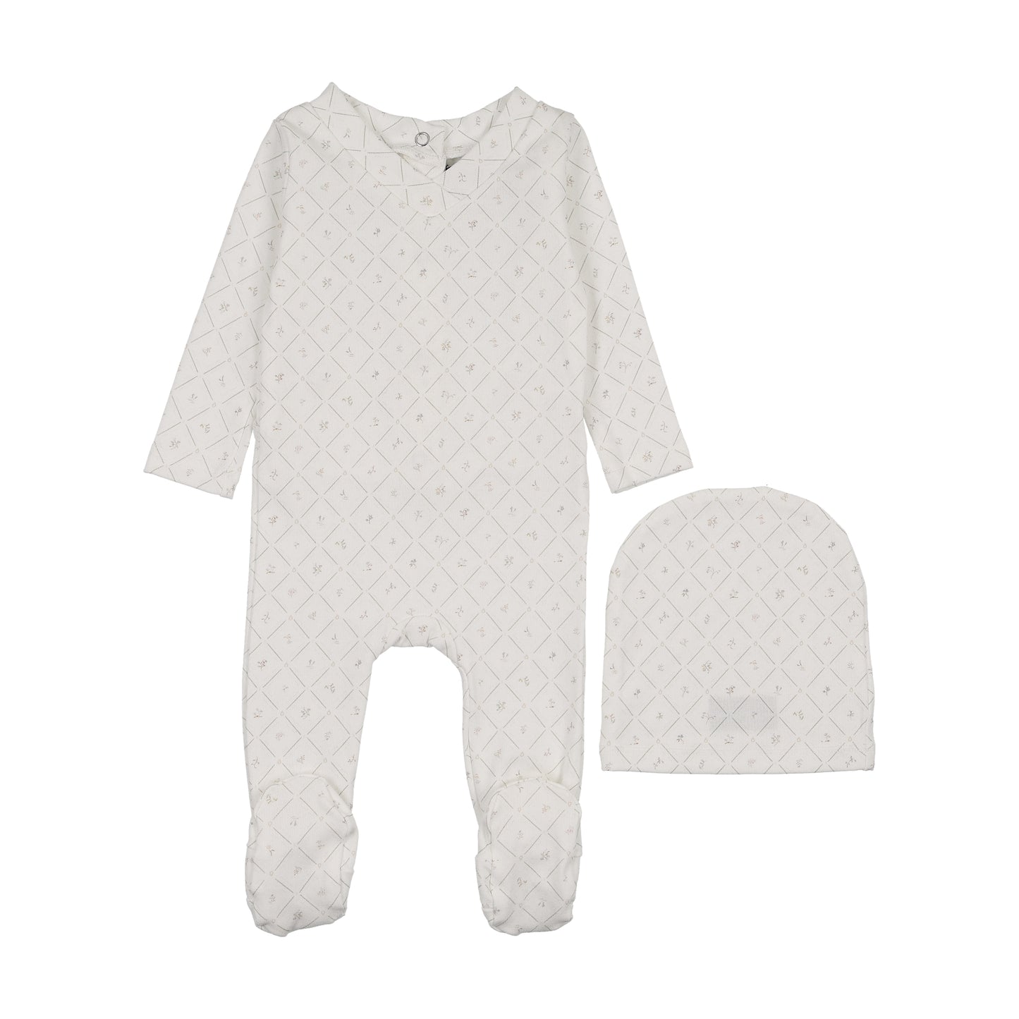 Boy Diamond Grid Stretchie