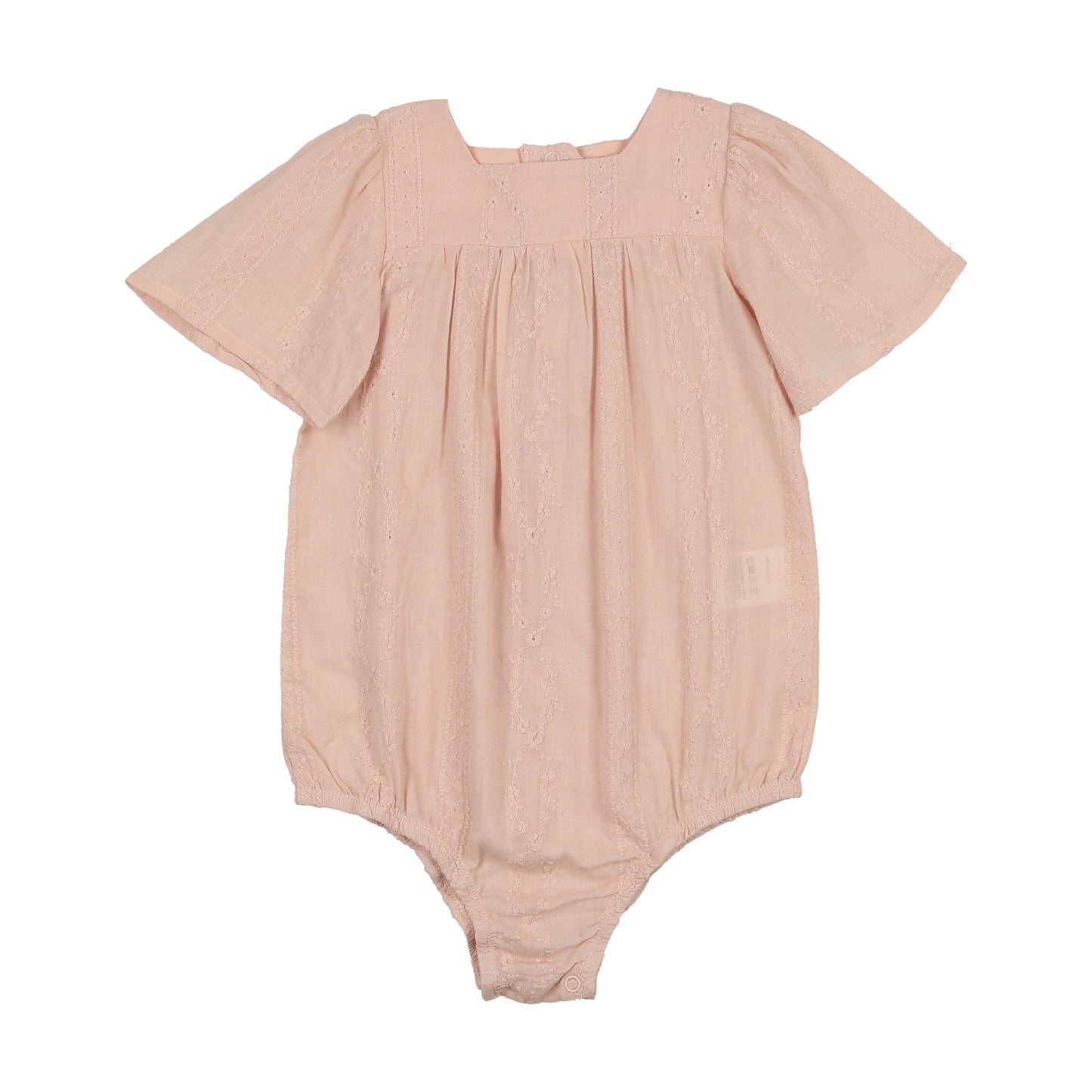 Pink Flower Romper