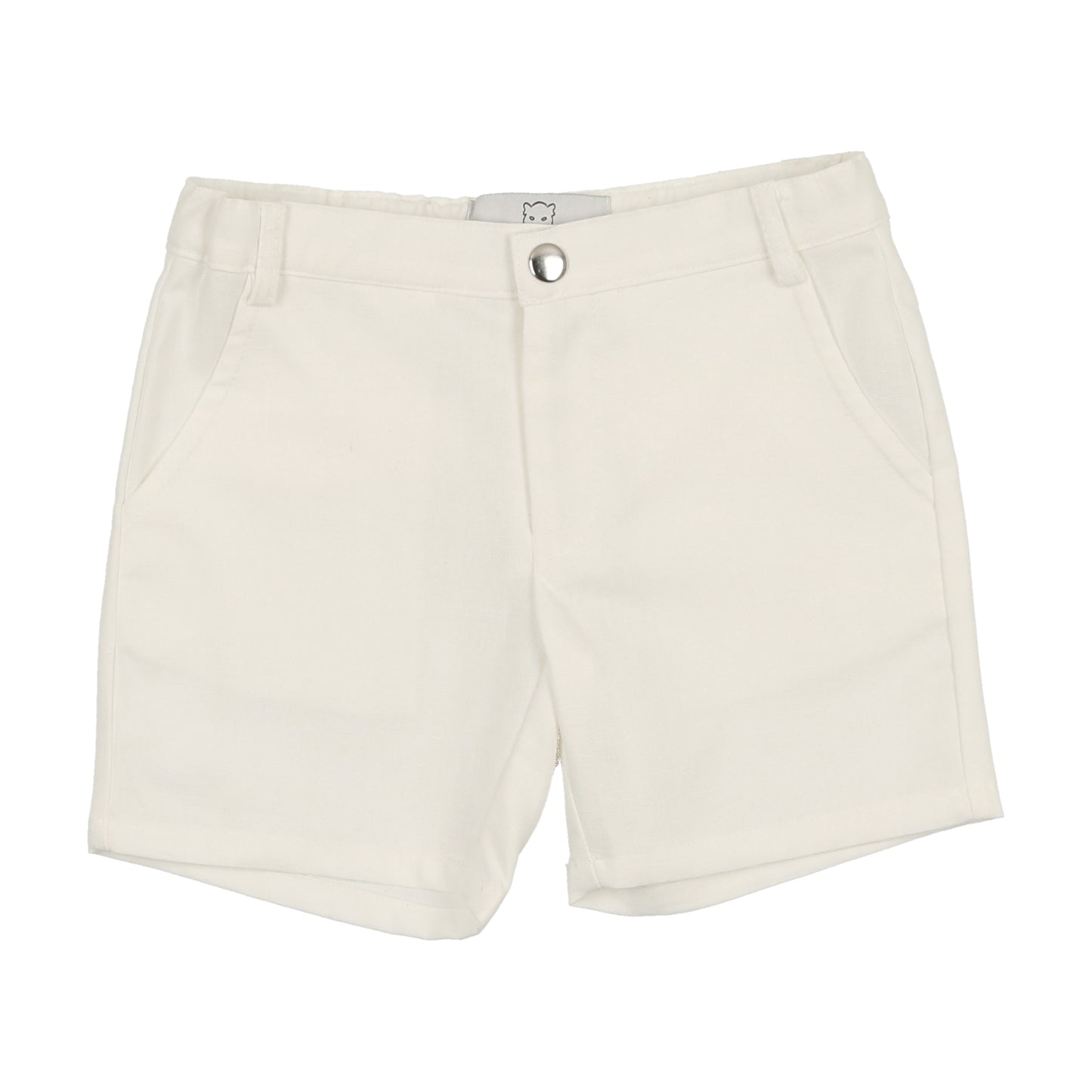 White Linen Shorts