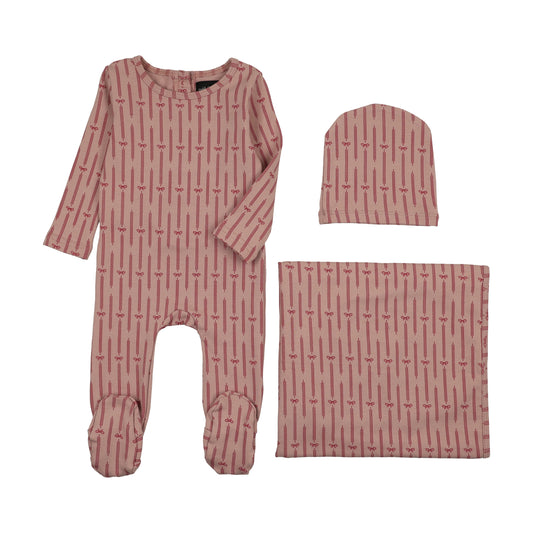 Rosy Ribbons Blanket