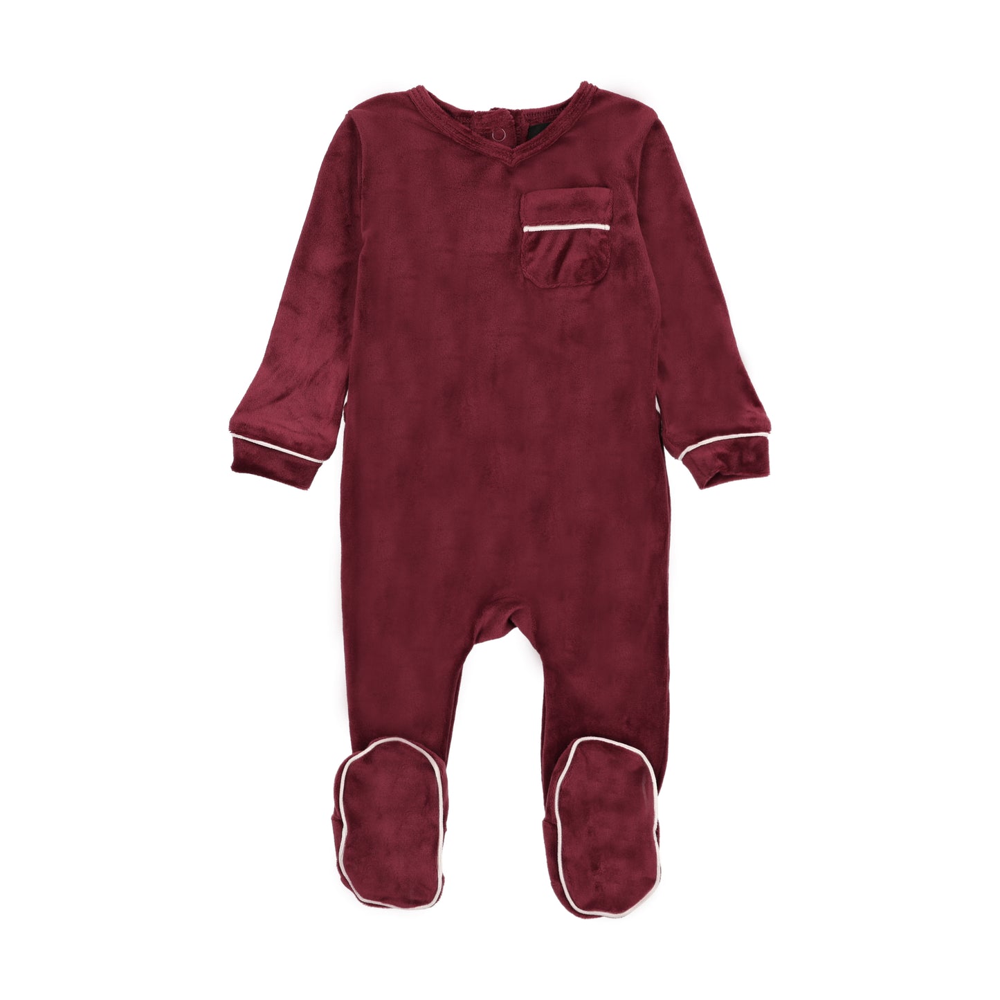 Merlot Velour Stretchie