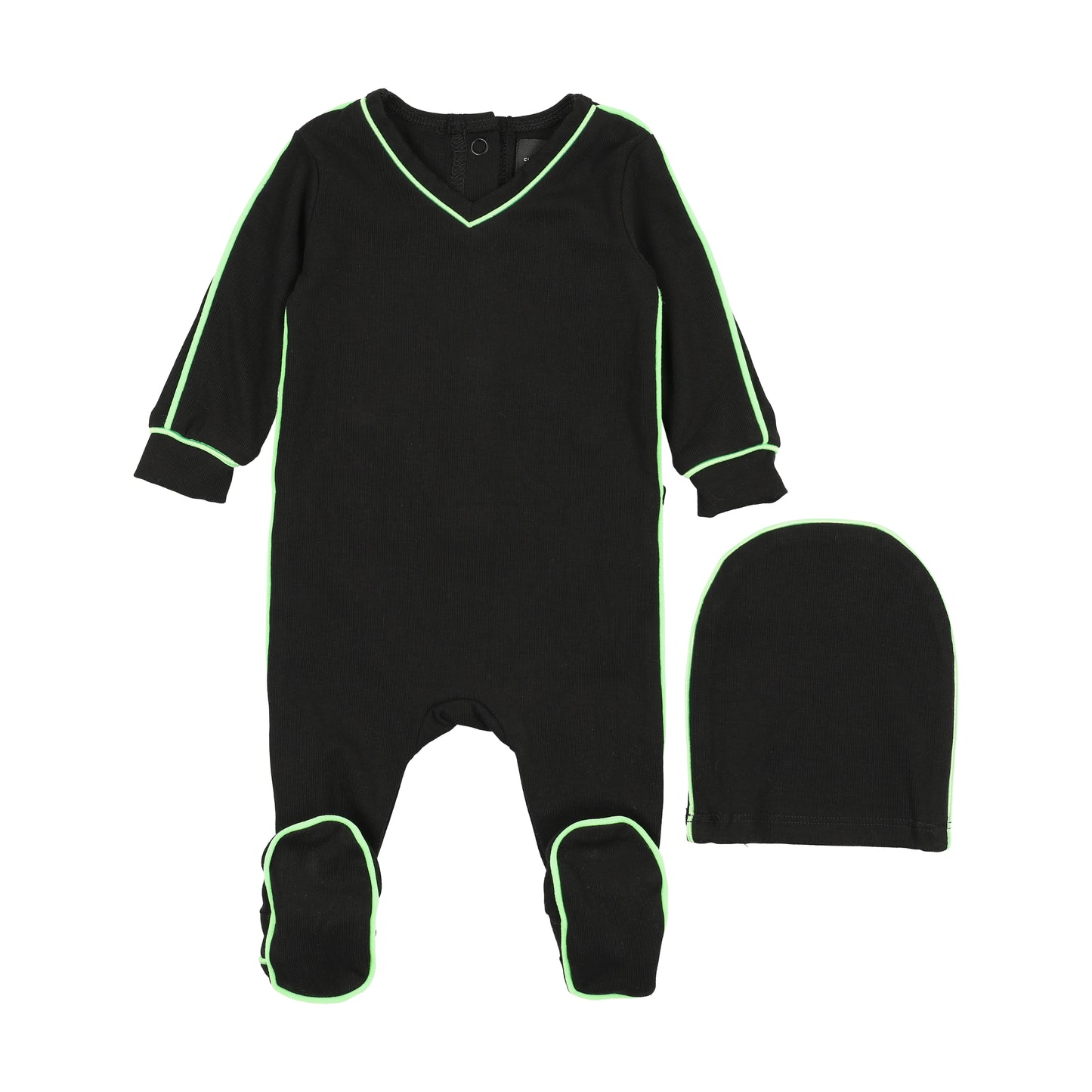 Neon Green Trim Stretchie