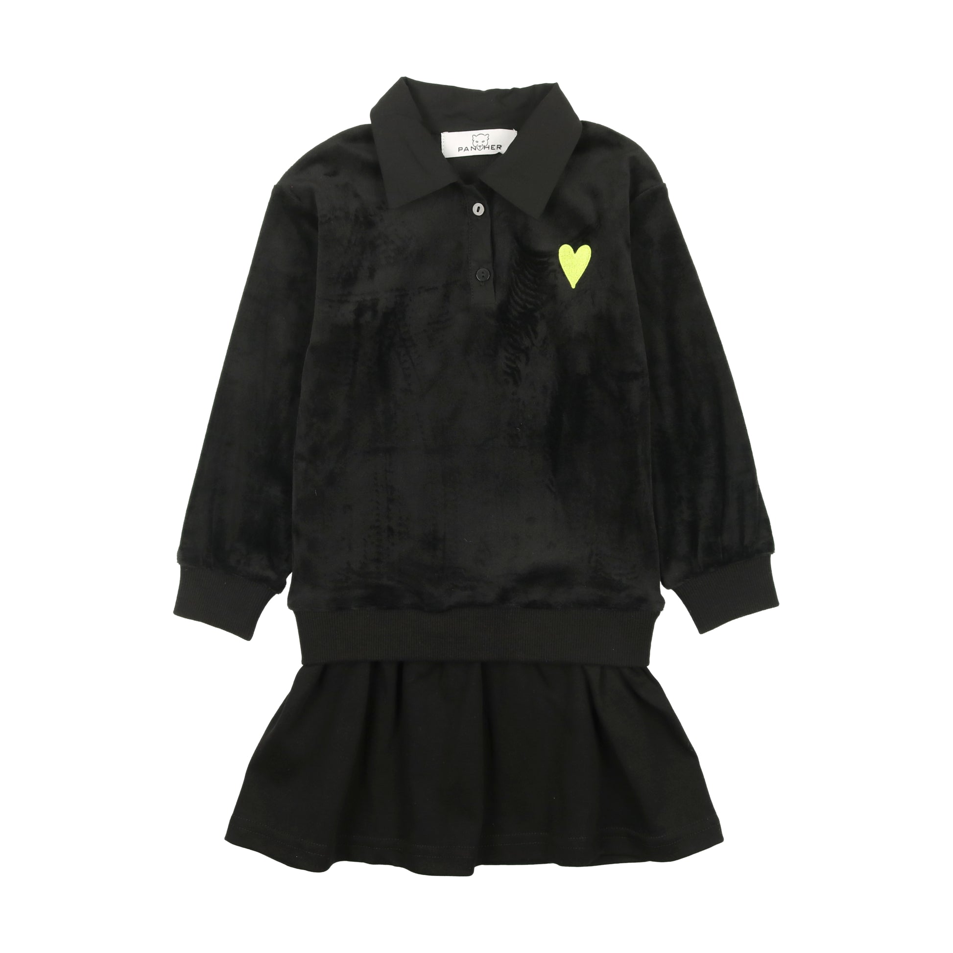 Neon heart sweater dress – Cuddle and Coo Neon heart sweater dress – Cuddle and Coo