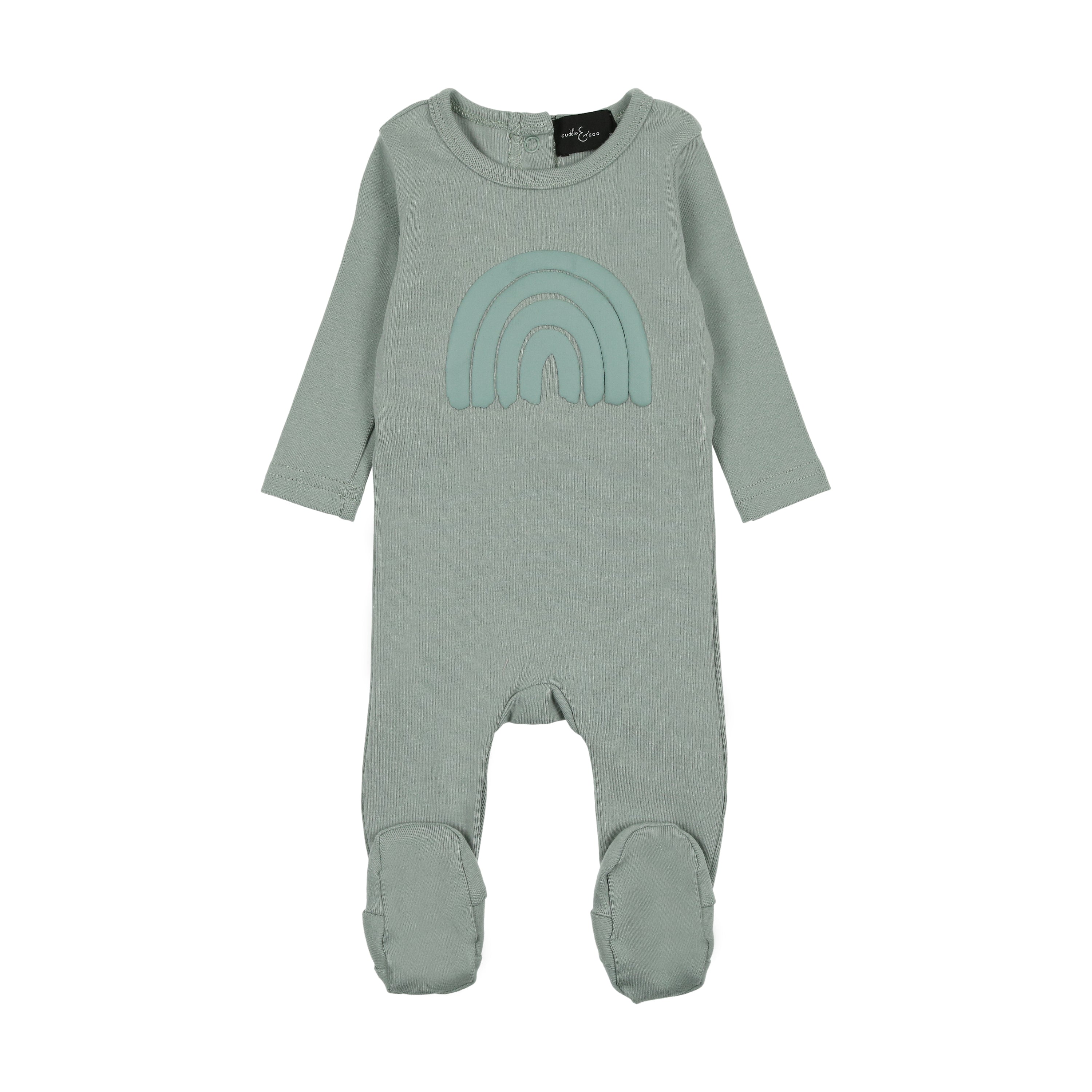 Scuddle Puff Puff rainbow Mint stretchie – Cuddle and Coo