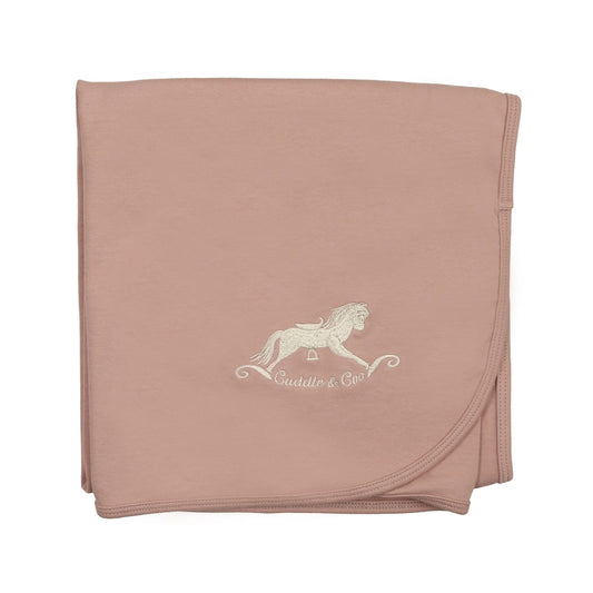 Rocking horse Mauve Blanket