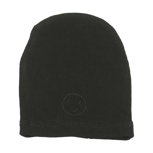 Green smile beanie