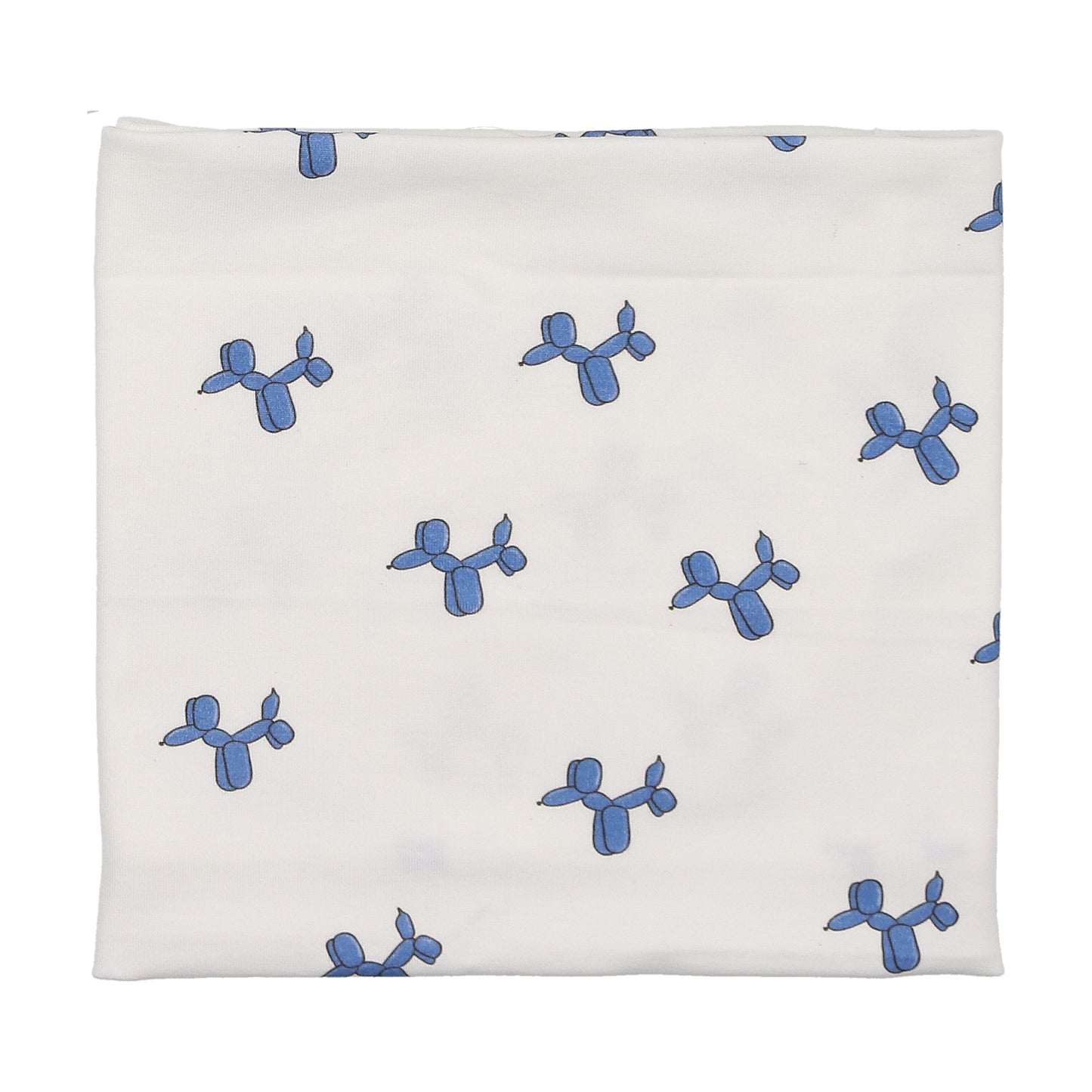 Cobalt Balloon Dog Blanket