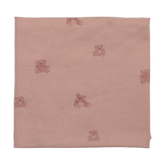 Dusty Pink Cuddle Teddy Blanket