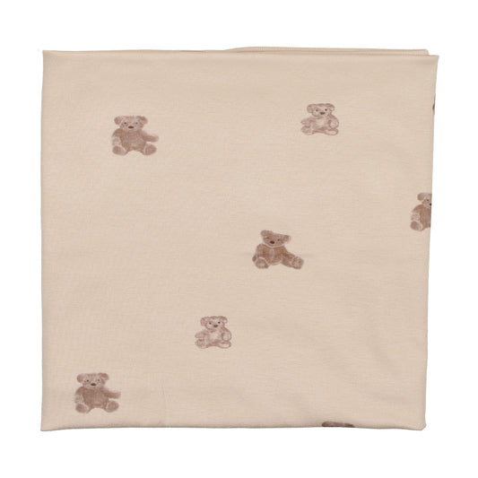 Cream Cuddle Teddy Blanket