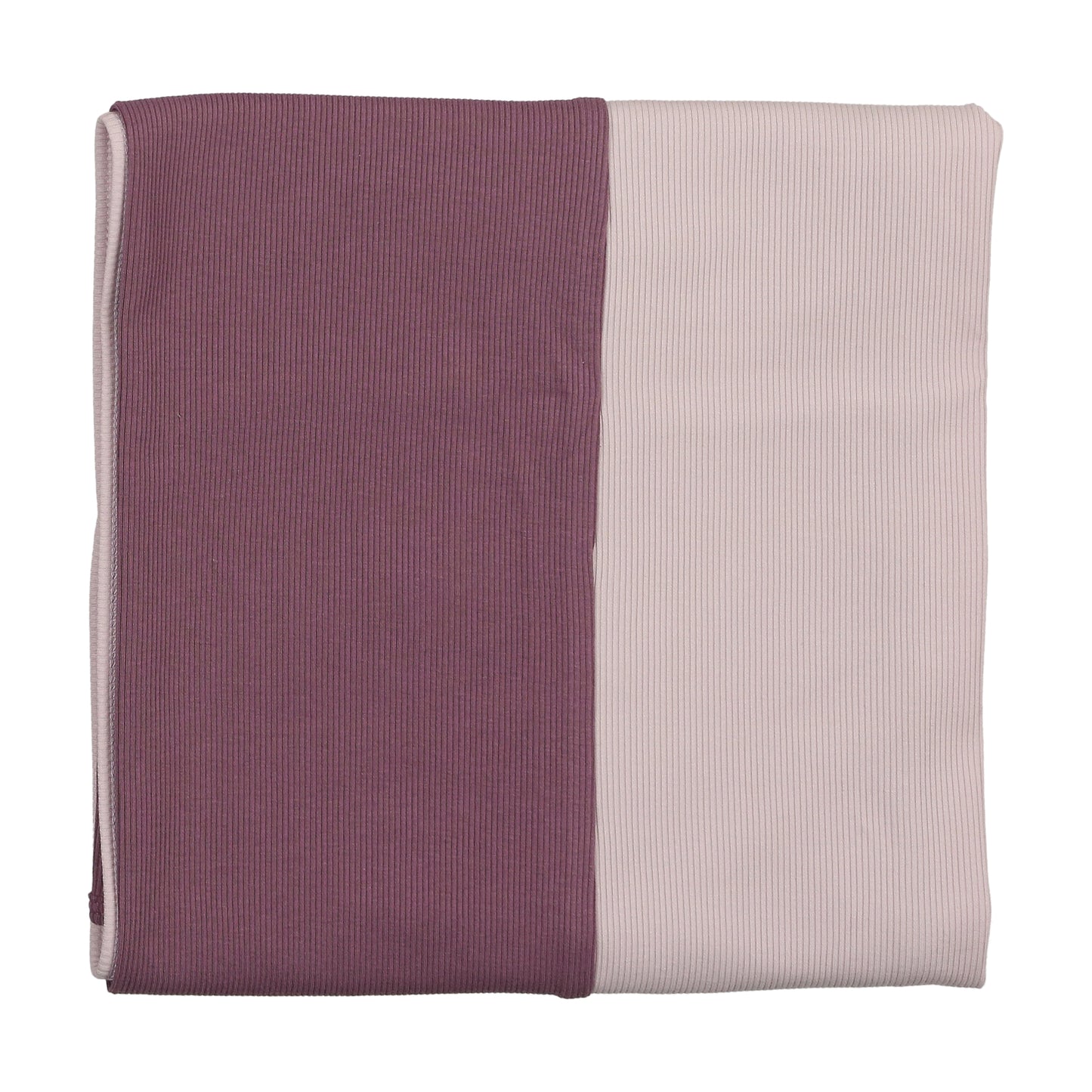 Lavender Ribbed Heart Blanket