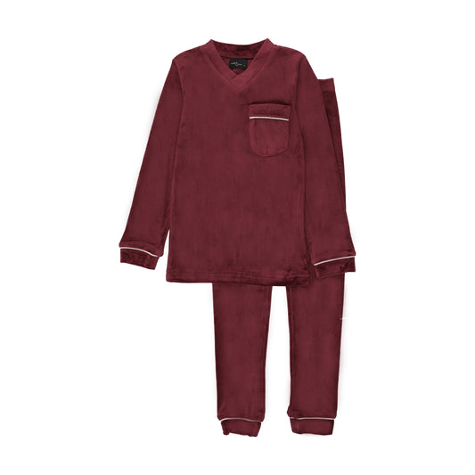 Merlot Velour Pajamas