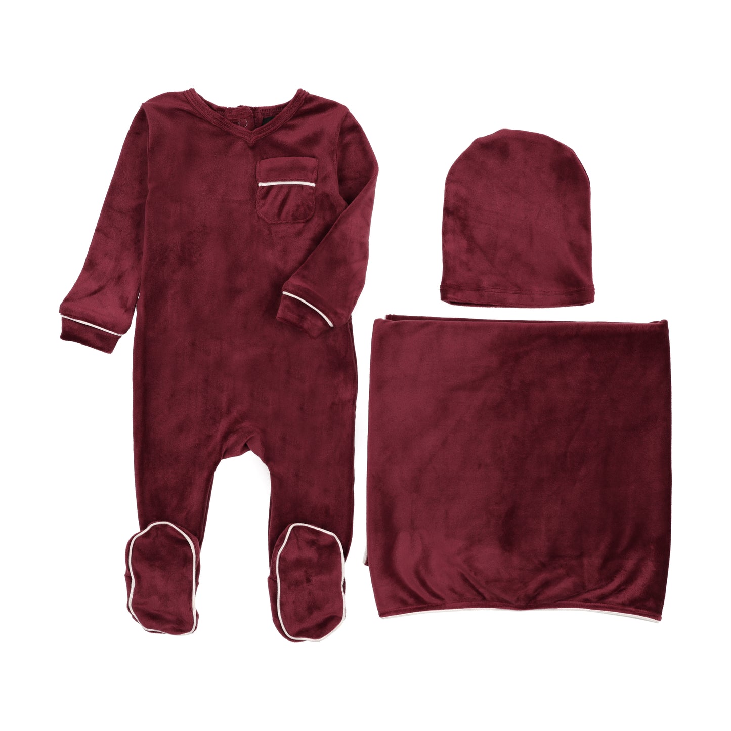 Merlot Velour Blanket