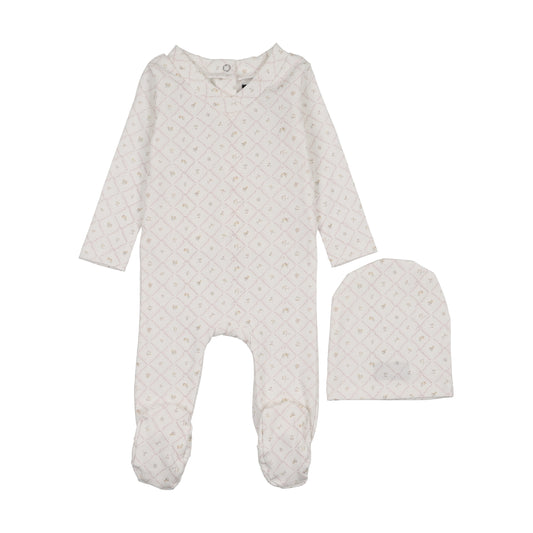 Girl Diamond Grid Stretchie