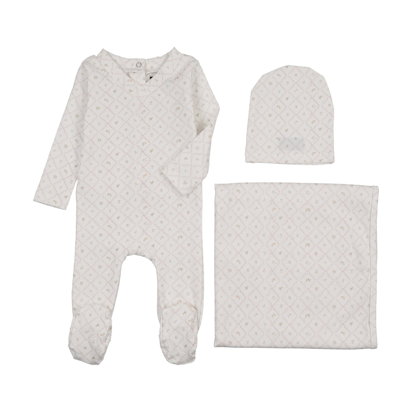 Girl Diamond Grid Blanket