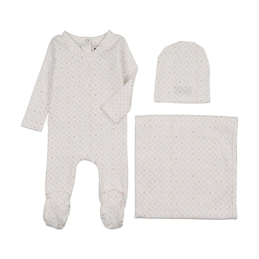 Girl Diamond Grid Blanket