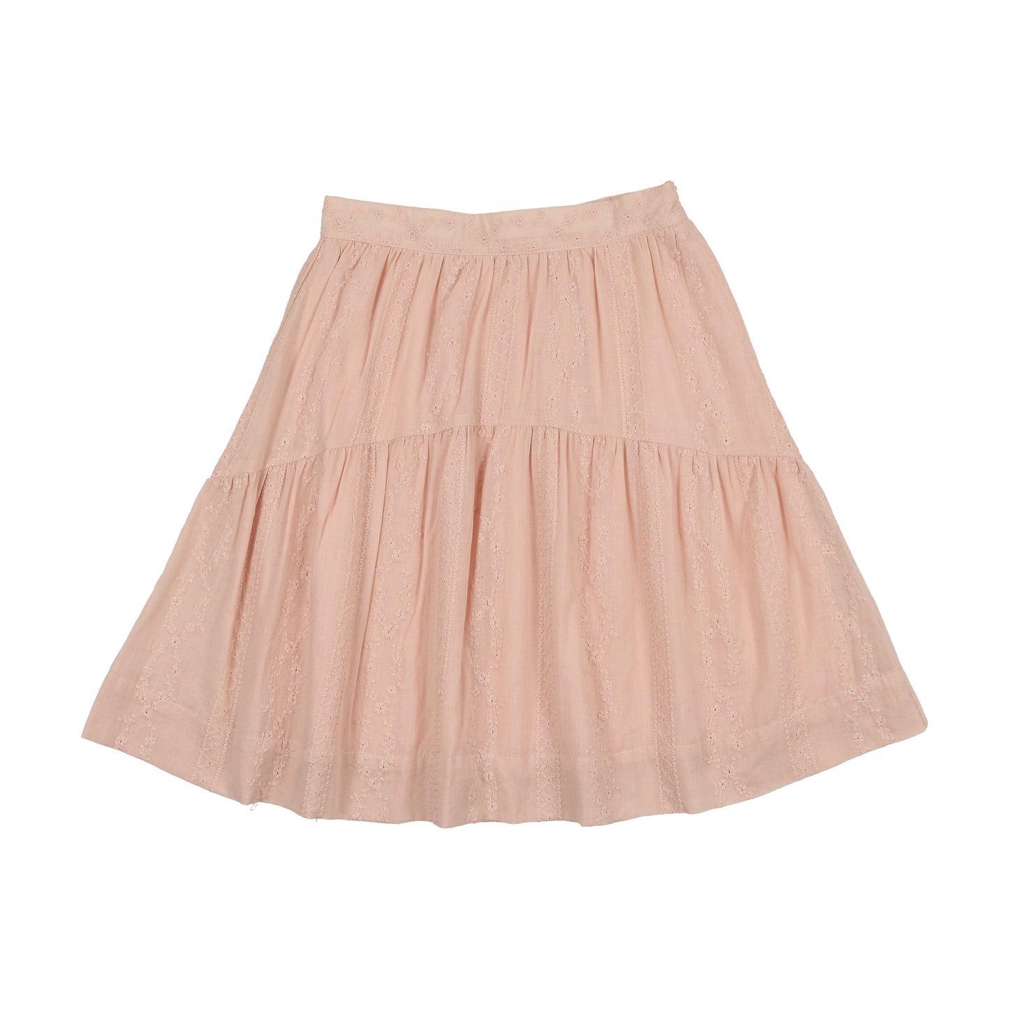 Pink Flower Top/Skirt Set
