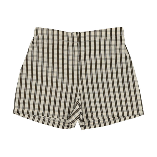 Hunter Green Gingham Shorts