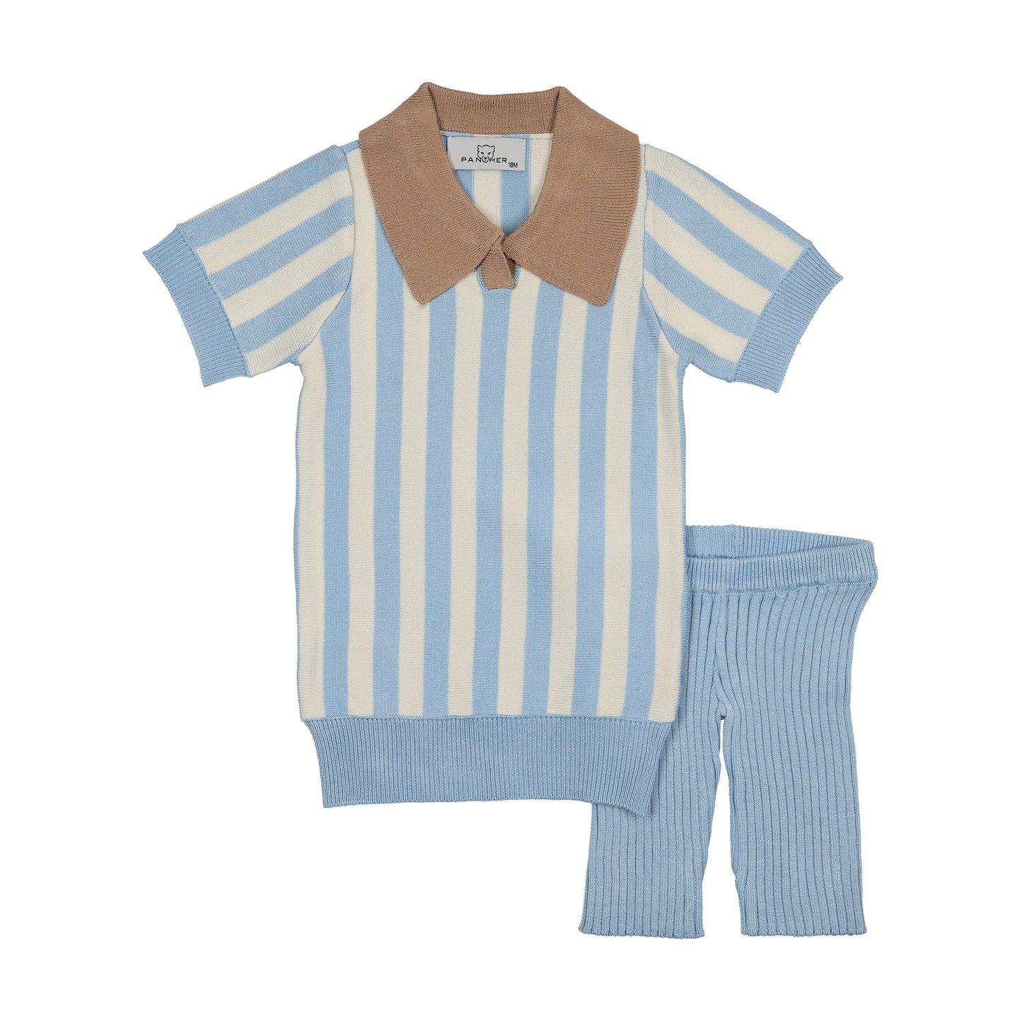 Costal Blue stripe baby Set