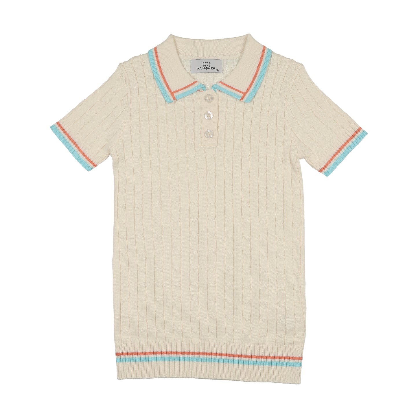 Cream Cable Knit Top